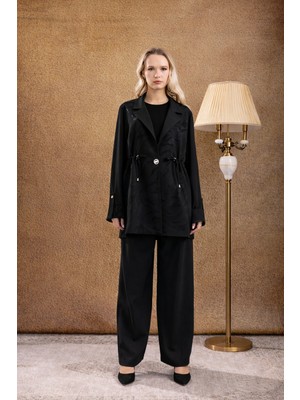 Verev 3054 Jakar Kumaş Beli Lastikli  Osso Ceketli Takım #26#