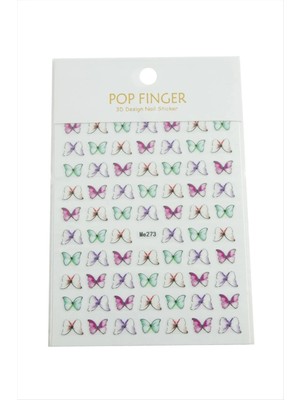 Renklime Kelebek Tattoo Dövme Sticker