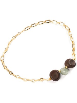 Faik Sönmez Renkli Taşlı Kolye S26KLY003