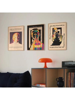 Ninastore 70'ler Psychedelic Sanat Baskısı: Retro Hippie Oda Dekorasyonu (Dijital Indirme)