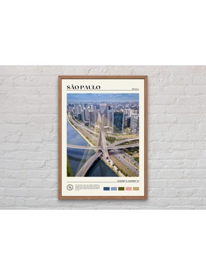 Ninastore Gerçek Fotoğraf/ São Paulo Baskı/ São Paulo Duvar Sanatı/ São Paulo Posteri/ São Paulo Fotoğrafı/ Sã