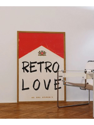 Ninastore Retro Aşk Posteri: 70'ler Tarzı Duvar Sanatı