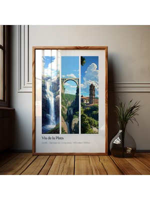 Ninastore Via De La Plata Posteri: Camino De Santiago Yazdır