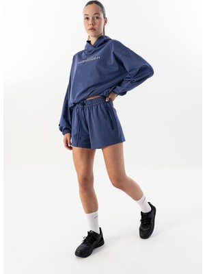 Maraton Comfort Kadın  Çan Paça Mor Şort