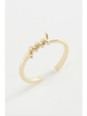 Renklime Sargılı Metal Yüzük