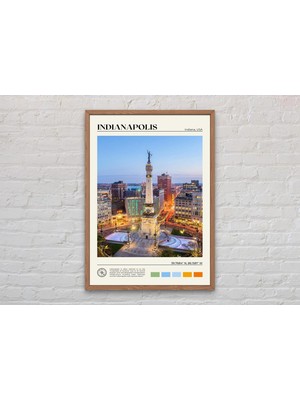 Ninastore Gerçek Fotoğraf/ Indianapolis Baskısı/ Indianapolis Sanatı/ Indianapolis Posteri/ Indianapolis Fotoğ