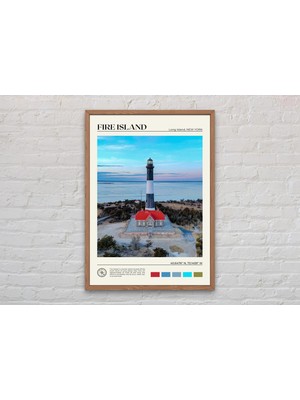 Ninastore Gerçek Fotoğraf/ Fire Island Baskısı/ Fire Island Duvar Sanatı/ Fire Island Posteri/ Fire Island Fot
