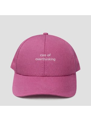 SF Collection Unisex Ceo Of Overthinking Baskılı Spor Şapka – Ayarlanabilir Pamuklu Cap Günlük Kombin Şapkası