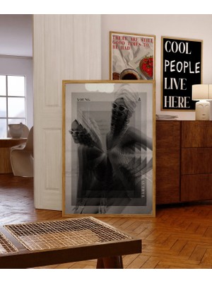 Ninastore 70'ler Psychedelic Duvar Sanatı: Lana Del Rey'den Ilham Alan Baskı (Dijital Indirme)