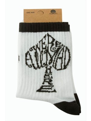 Renklime Kalp Kolej Çorap 8*28