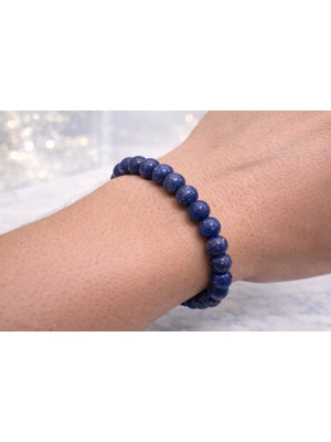 Doğaltaş Lapis Lazuli Bileklik 8mm