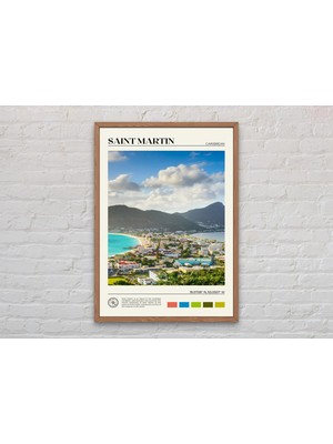 Ninastore Gerçek Fotoğraf/ Saint Martin Baskısı/ Saint Martin Duvar Sanatı/ Saint Martin Posteri/ Saint Martin