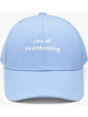 SF Collection Unisex Ceo Of Overthinking Baskılı Spor Şapka – Ayarlanabilir Pamuklu Cap Günlük Kombin Şapkası