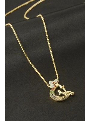 Renklime Balonlu Kız Çocuk Zirkon Taşlı Kolye