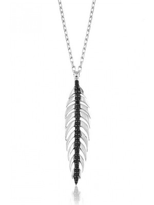 Marsilyan 925 Ayar Gümüş Yaprak Kadın Gümüş Kolye PT2610410 (72)