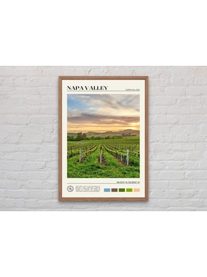 Ninastore Gerçek Fotoğraf/ Napa Vadisi Baskısı/ Napa Vadisi Duvar Sanatı/ Napa Vadisi Posteri/ Napa Vadisi Fot