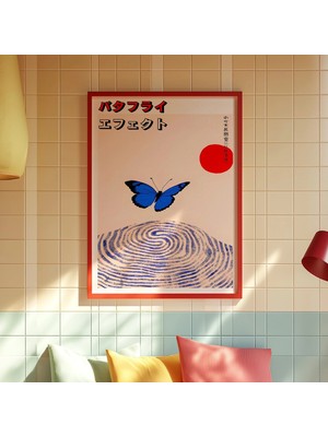Ninastore Kelebek Etkisi Posteri: Retro Y2K Tarzı Duvar Sanatı (Dijital Indirme)