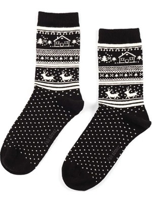 Faik Sönmez Yılbaşı Jakarlı Soket Çorap S26CRP027