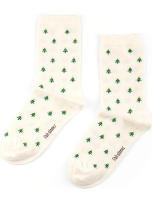 Faik Sönmez Ağaç Jakarlı Soket Çorap S26CRP018