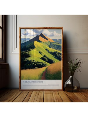 Ninastore Shropshire Tepeleri Posteri: Lawley Sanat Baskısı