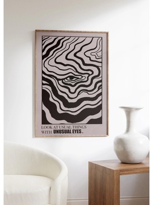 Ninastore Psikedelik Göz Sanatı Baskısı: 70'ler Retro Ev Dekorasyonu