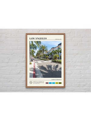 Ninastore Gerçek Fotoğraf/ Los Angeles Baskısı/ Los Angeles Duvar Sanatı/ Los Angeles Posteri/ Los Angeles Fot