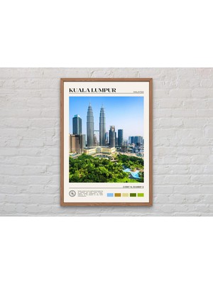 Ninastore Gerçek Fotoğraf/ Kuala Lumpur Baskı/ Kuala Lumpur Duvar Sanatı/ Kuala Lumpur Posteri/ Kuala Lumpur F