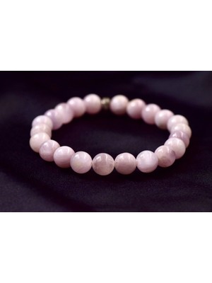 Doğaltaş Kunzit Taşı Bileklik 8mm