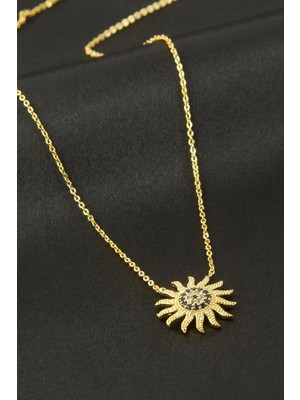 Renklime Yıldız Zirkon Taşlı Kolye