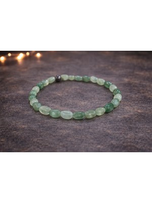 Doğaltaş Aventurin Amorf Kesim Bileklik – Doğal Akış ve Sade Şıklık