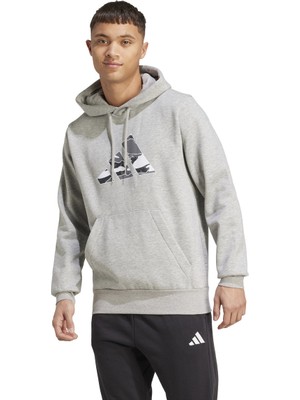 Adidas Erkek Kapüşonlu Sweatshirt M Camo 3b Hd JM6377