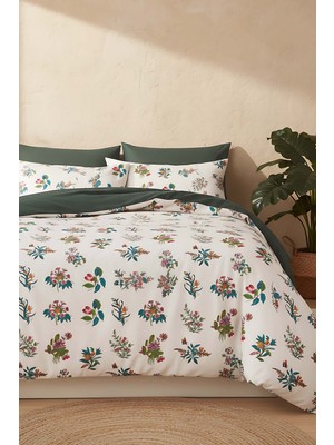 Bianca Çift Kişilik Naturel Ipeksi Nevresim Takımı