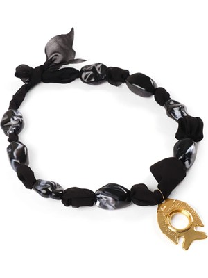 Faik Sönmez Balık Uçlu Taş Kolye S26KLY015