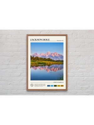 Ninastore Gerçek Fotoğraf/ Jackson Hole Baskısı/ Jackson Hole Duvar Sanatı/ Jackson Hole Posteri/ Jackson Hole