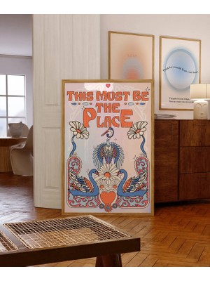 Ninastore 70'ler Çiçekli Ev Dekorasyonu Baskısı: Retro Psychedelic Duvar Sanatı (Dijital Indirme)