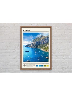 Ninastore Gerçek Fotoğraf/ Capri Baskısı/ Capri Duvar Sanatı/ Capri Posteri/ Capri Fotoğrafı/ Capri Poster Bas