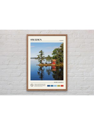 Ninastore Gerçek Fotoğraf/ Isveç Baskısı/ Isveç Duvar Sanatı/ Isveç Posteri/ Isveç Fotoğrafı/ Isveç Poster Bas
