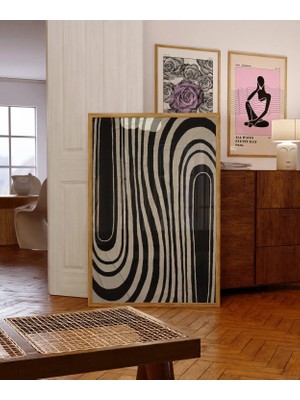 Ninastore 70'ler Psychedelic Aura Baskısı: Eğlenceli Y2K Duvar Dekoru (Dijital Indirme)