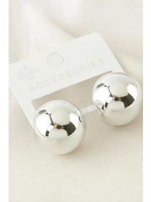 Renklime Top Plastik Küpe