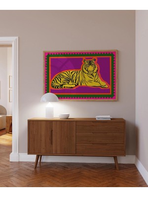Ninastore Kaplan Posteri: Kitsch Maksimalist Duvar Sanatı