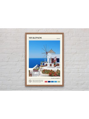 Ninastore Gerçek Fotoğraf/ Mikonos Baskısı/ Mikonos Duvar Sanatı/ Mikonos Posteri/ Mikonos Fotoğrafı/ Mikonos