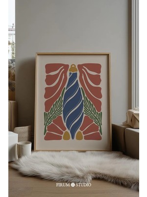 Ninastore Boho Eklektik Noel Süsü Baskılı Duvar Sanatı/ Tatil Duvar Dekoru/ Trendi Rahat Kış Indirilebilir Bas