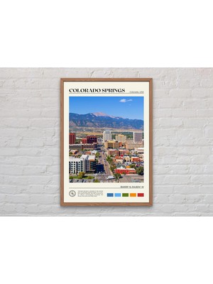 Ninastore Gerçek Fotoğraf / Colorado Springs Baskısı / Colorado Springs Sanatı / Colorado Springs Posteri / Co