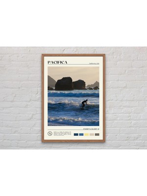 Ninastore Gerçek Fotoğraf/ Pacifica Baskısı/ Pacifica Duvar Sanatı/ Pacifica Posteri/ Pacifica Fotoğrafı/ Paci