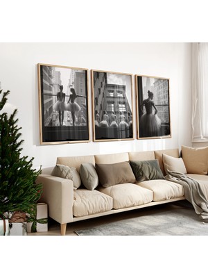 Ninastore Balerin Dansçıları Baskı Seti: Nyc Siyah Beyaz Fotoğraflar (Dijital Indirme)