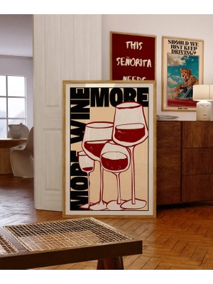 Ninastore 70'ler Şarap Baskısı: Retro Bar Duvar Sanatı (Dijital Indirme)