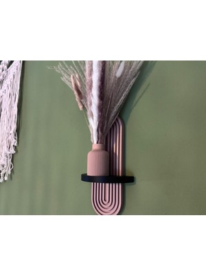 Minimal Duvar Dekor Rafı – Vazo & Obje Standı (Modern Tasarım)