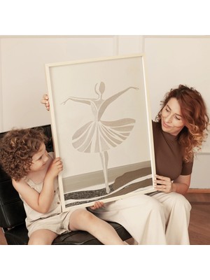 Ninastore Balerin Sanat Baskısı: Minimalist Bale Silüeti (Dijital Indirme)
