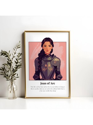 Ninastore Aziz Jeanne D'arc Sözü Posteri / Kadınların Güçlendirilmesi Sanatı