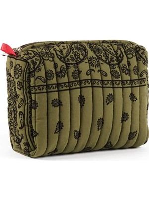 Faik Sönmez Şal Desen Kozmetik Çantası S26CNT009